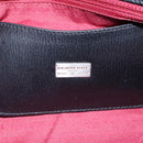 BURBERRY Nova Check Hand Bag Canvas Black Silver Auth JB054-11