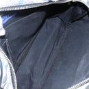 BURBERRY Nova Check Blue Label Shoulder Bag Nylon Blue Silver Auth JB055-11