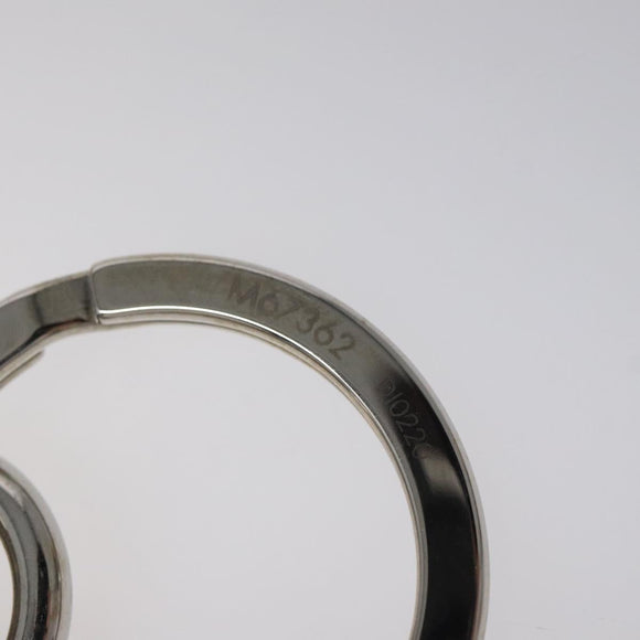 LOUIS VUITTON LV Circle Key Holder metal Silver M67362 LV Auth JB061