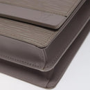 LOUIS VUITTON Epi Biarritz Shoulder Bag Gray pepper M5293C LV Auth JB065V-8