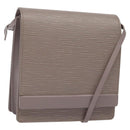LOUIS VUITTON Epi Biarritz Shoulder Bag Gray pepper M5293C LV Auth JB065V-1