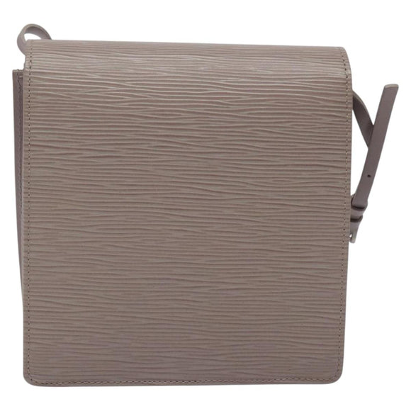 LOUIS VUITTON Epi Biarritz Shoulder Bag Gray pepper M5293C LV Auth JB065V