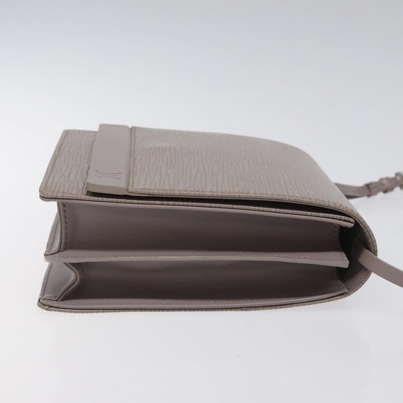 LOUIS VUITTON Epi Biarritz Shoulder Bag Gray pepper M5293C LV Auth JB065V