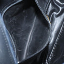 Burberrys Shoulder Bag Canvas Leather Navy Gold Auth JB067-12