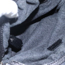 BURBERRY Nova Check Shoulder Bag Wool Navy Auth JB068-12