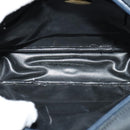 BURBERRY Nova Check Hand Bag Canvas Navy Auth JB069-16