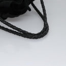 BURBERRY Nova Check Hand Bag Canvas Navy Auth JB069-7