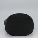 BURBERRY Nova Check Hand Bag Canvas Navy Auth JB069-31