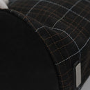 BURBERRY Nova Check Hand Bag Canvas Navy Auth JB069-35