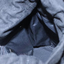 BURBERRY Nova Check Hand Bag Canvas Navy Auth JB069-39