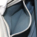 CELINE C Macadam Canvas Shoulder Bag Gray Auth JB071-21