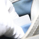 CELINE C Macadam Canvas Shoulder Bag Gray Auth JB071-12