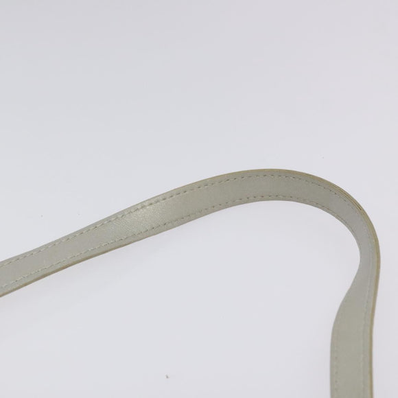 CELINE C Macadam Canvas Shoulder Bag Gray Auth JB071