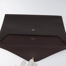 LOUIS VUITTON Taiga Document Case Clutch Bag Acajou M99087 LV Auth JB083-9