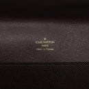 LOUIS VUITTON Taiga Document Case Clutch Bag Acajou M99087 LV Auth JB083-17