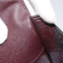 LOUIS VUITTON Taiga Document Case Clutch Bag Acajou M99087 LV Auth JB083-12