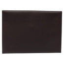 LOUIS VUITTON Taiga Document Case Clutch Bag Acajou M99087 LV Auth JB083-2
