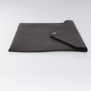 LOUIS VUITTON Taiga Document Case Clutch Bag Acajou M99087 LV Auth JB083-3
