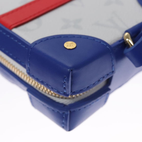 LOUIS VUITTON LVxNBA Tigerama Soft Trunk Phone Box Bag White M80101 Auth JB084SM