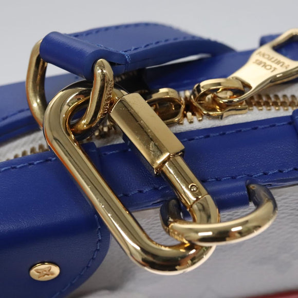 LOUIS VUITTON LVxNBA Tigerama Soft Trunk Phone Box Bag White M80101 Auth JB084SM