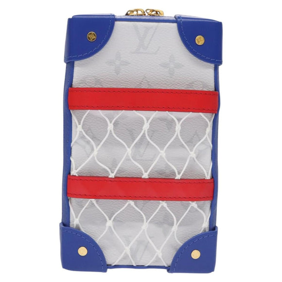 LOUIS VUITTON LVxNBA Tigerama Soft Trunk Phone Box Bag White M80101 Auth JB084SM
