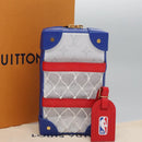 LOUIS VUITTON LVxNBA Tigerama Soft Trunk Phone Box Bag White M80101 Auth JB084SM-12