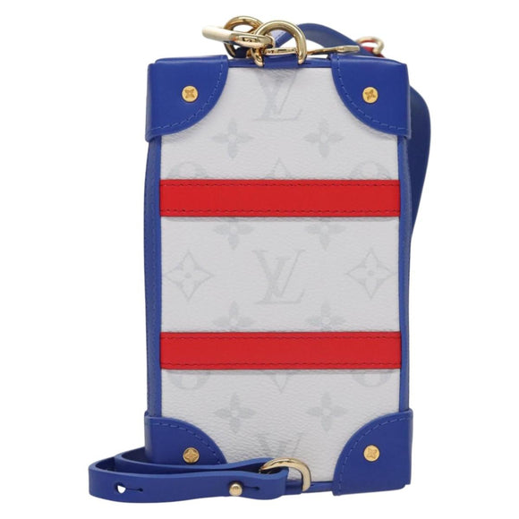 LOUIS VUITTON LVxNBA Tigerama Soft Trunk Phone Box Bag White M80101 Auth JB084SM