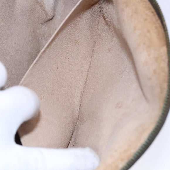 LOUIS VUITTON Monogram Trousse Demi Ronde Cosmetic Pouch M47520 LV Auth JB085