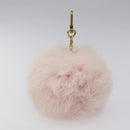 LOUIS VUITTON Fuzzy Bubble Key Holder Pink Gold M67371 LV Auth JB089A-4