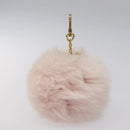 LOUIS VUITTON Fuzzy Bubble Key Holder Pink Gold M67371 LV Auth JB089M-5