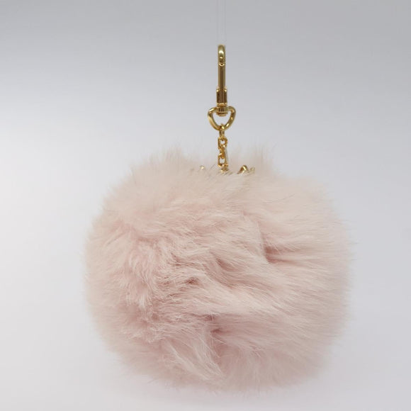 LOUIS VUITTON Fuzzy Bubble Key Holder Pink Gold M67371 LV Auth JB089M