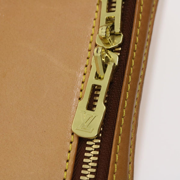 LOUIS VUITTON Nomad Leather Reporter PM Shoulder Bag SPO Beige LV Auth ai626AV