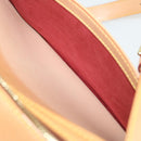 LOUIS VUITTON Nomad Leather Reporter PM Shoulder Bag SPO Beige LV Auth ai626AV-18