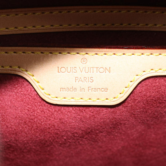 LOUIS VUITTON Nomad Leather Reporter PM Shoulder Bag SPO Beige LV Auth ai626SAV