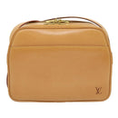 LOUIS VUITTON Nomad Leather Reporter PM Shoulder Bag SPO Beige LV Auth ai626SAV-13