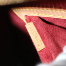 LOUIS VUITTON Nomad Leather Reporter PM Shoulder Bag SPO Beige LV Auth ai626AV-11