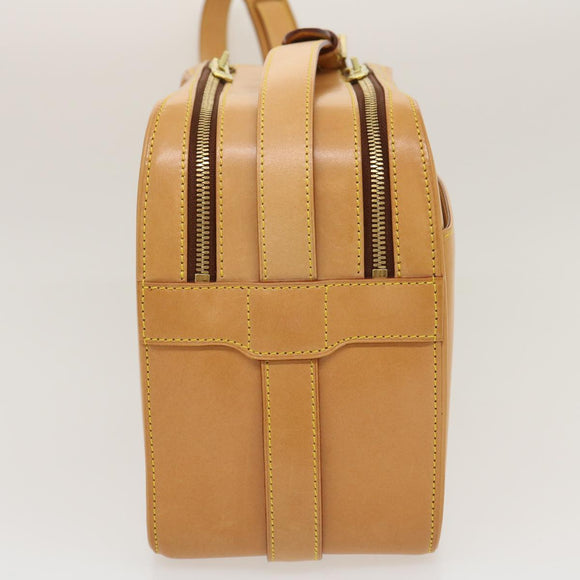 LOUIS VUITTON Nomad Leather Reporter PM Shoulder Bag SPO Beige LV Auth ai626SAV