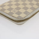 LOUIS VUITTON Damier Azur Zippy Organizer Long Wallet N60012 LV Auth ai662-16