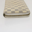 LOUIS VUITTON Damier Azur Zippy Organizer Long Wallet N60012 LV Auth ai662-3
