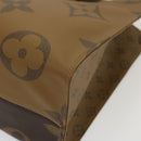 LOUIS VUITTON Monogram Reverse Giant On The go GM Tote Bag M45320 Auth ai595S-16
