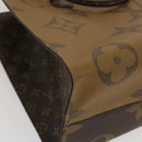 LOUIS VUITTON Monogram Reverse Giant On The go GM Tote Bag M45320 Auth ai595S-17