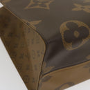 LOUIS VUITTON Monogram Reverse Giant On The go GM Tote Bag M45320 Auth ai595S-9