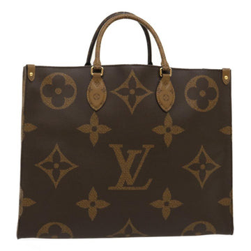 LOUIS VUITTON Monogram Reverse Giant On The go GM Tote Bag M45320 Auth ai595S