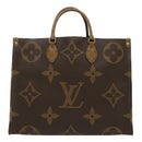 LOUIS VUITTON Monogram Reverse Giant On The go GM Tote Bag M45320 Auth ai595S-13