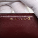 CHANEL Matelasse Shoulder Bag Lamb Skin Black Gold CC Auth jk1831-19