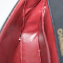 CHANEL Matelasse Shoulder Bag Lamb Skin Black Gold CC Auth jk1831-20