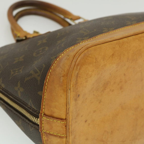 LOUIS VUITTON Monogram Alma Hand Bag M51130 LV Auth jk1907