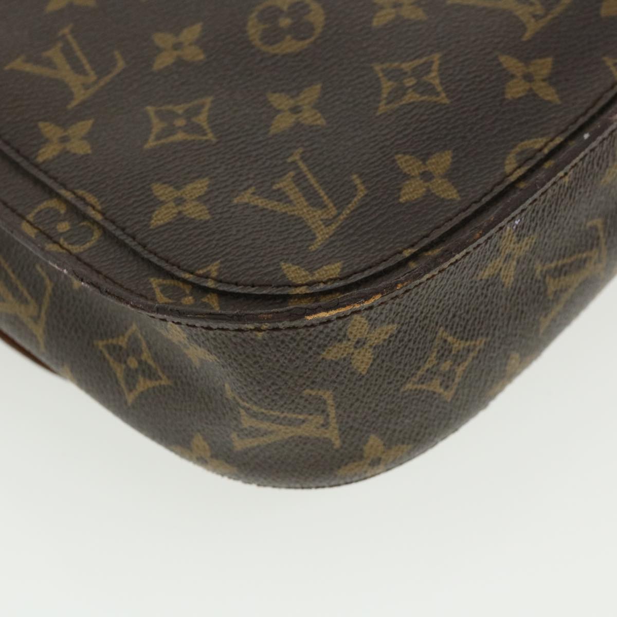 LOUIS VUITTON Monogram Saint Cloud GM Shoulder Bag M51242 LV Auth jk3015