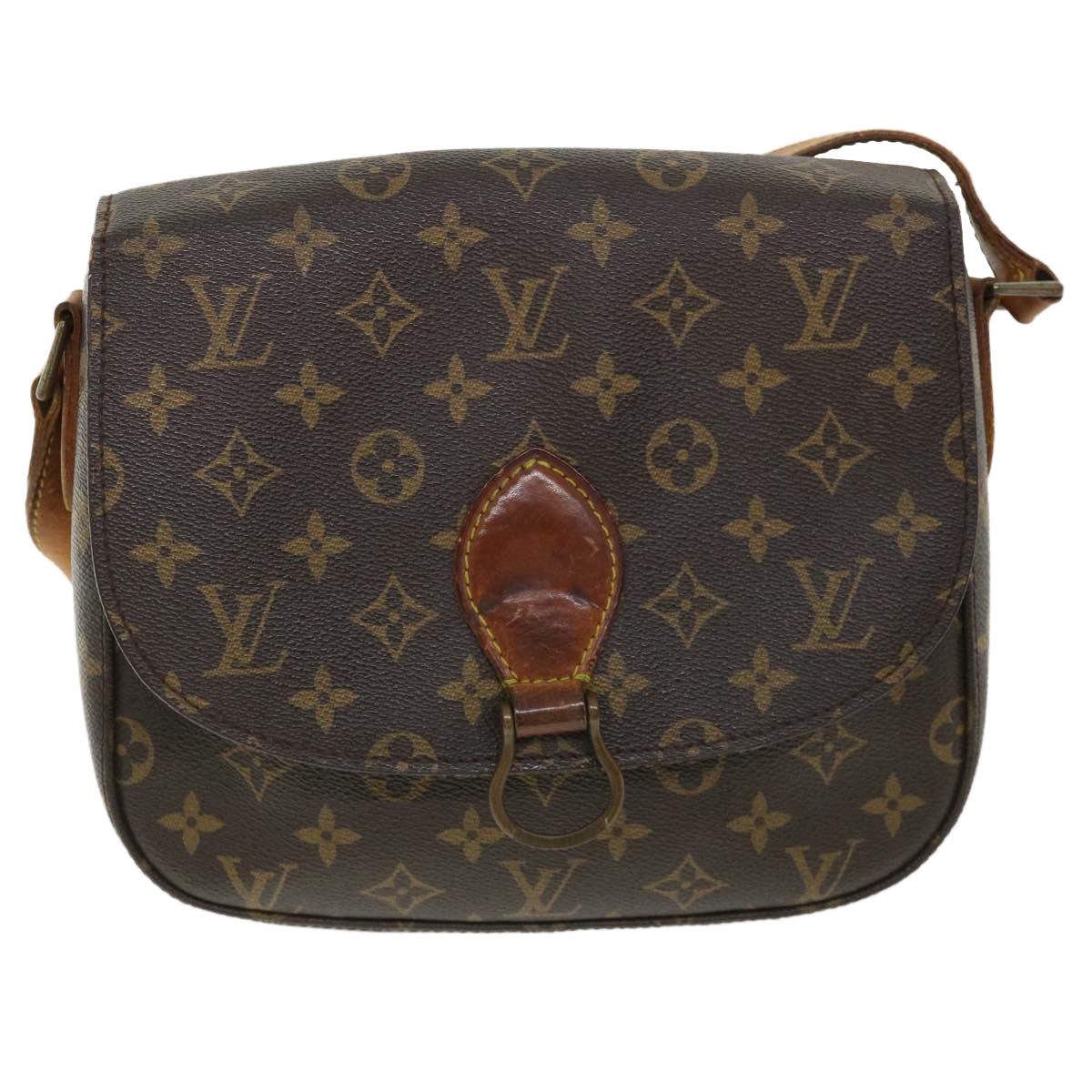 LOUIS VUITTON Monogram Saint Cloud GM Shoulder Bag M51242 LV Auth jk3015