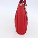 LOUIS VUITTON Antigua Kava PM Tote Bag Canvas Rouge M40037 LV Auth ka001-3